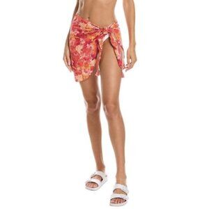 NWT L*Space Salinas Sarong Floral Swimsuit Cover Up O/S